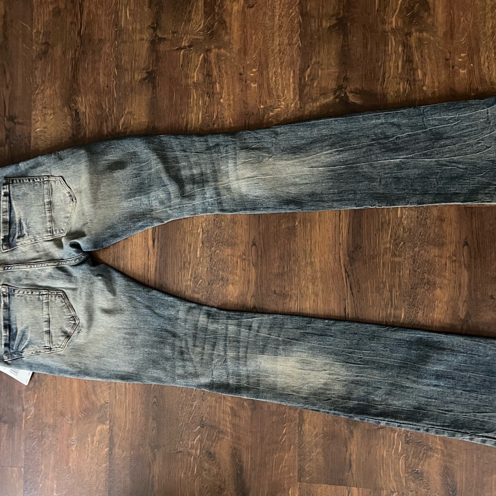 Stacked Denim Jeans.